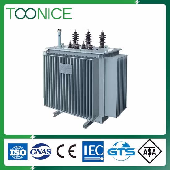 Personalizado 200 250 300 315 350 400 500 600 630 700 750 800 kVA 10kv 11kv 0,4kv Transformador de distribuição de energia imerso em óleo elétrico trifásico 3 escalonado
