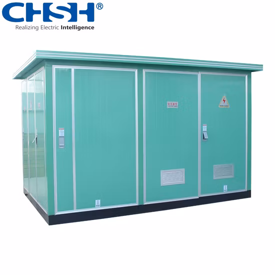 Subestação elétrica de subestação de transformador de energia compacta pré-fabricada móvel externa tipo caixa com preço barato
